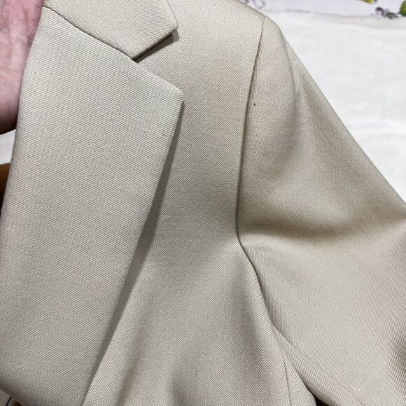 Pendleton 100% Virgin Wool Tan Blazer Women’s 10 - Picture 11 of 11